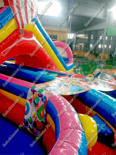 Надувная полоса "Попкорн"