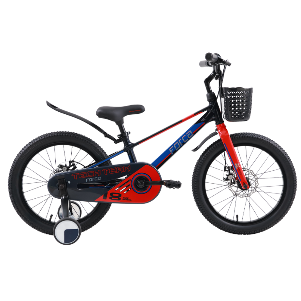 Велосипед Тech Team Forca 16" black/red (магниевыйсплав) 2024