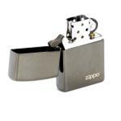 Зажигалка ZIPPO Classic Black Ice® Логотип Zipoo  ZP-150ZL