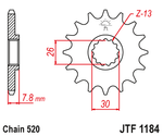 Звезда JTF1184.18