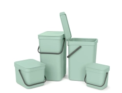 Brabantia Контейнер для мусора Sort & Go 12л для сортировки Jade Green