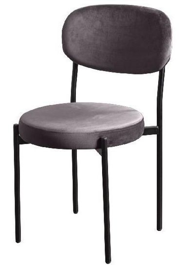 Стул Mason, бархат серый 27