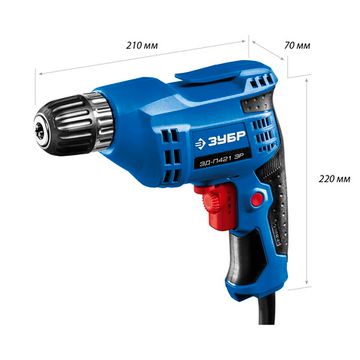 Дрель безударная "ЗУБР" ЗД-П421 ЭР