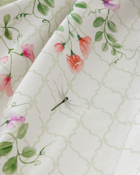 Скатерть овальная 168х250см Mix&Match Home Душистый горошек