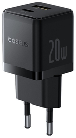 Зарядное устройство Baseus Palm USB Type-C, USB черный