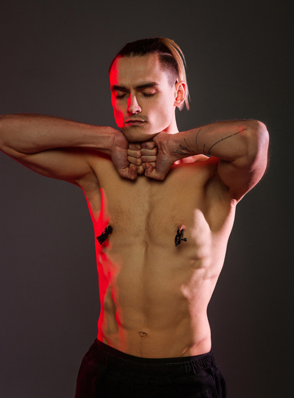 Стильные черные металлические зажимы на соски Lola Games Party Hard Craze 1132-01lola