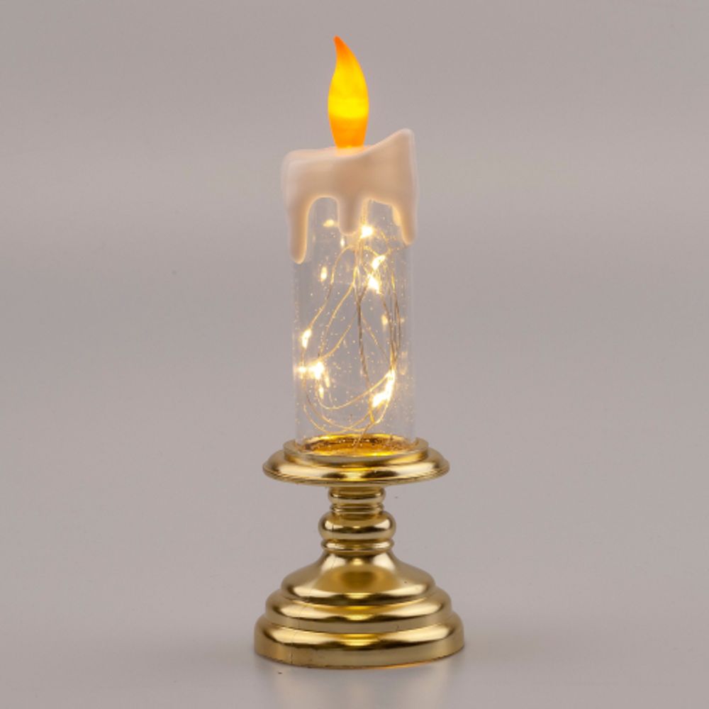 Светодиодная новогодняя фигура ЭРА EGNDS-03 Свеча 10 LED