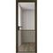 Алюминиевая дверь 15AG деорэ стекло прозрачное