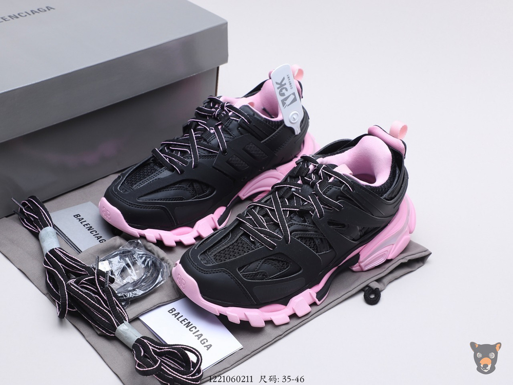 Кроссовки Track LED Trainers Black/Pink