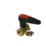 Клапан балансировочный ручной латунь Basic Ду 32 G1 1/4" Ру25 ВР Kvs=15.5м3/ч без ниппелей BROEN 46490000-001003