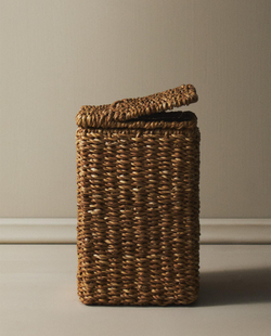 Zara Home Корзина из морской травы, цвет бежевый, 30 см · 3589/049