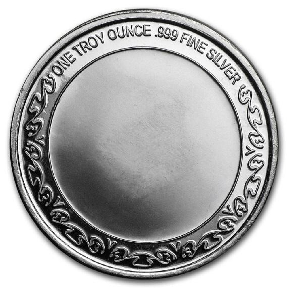 1 Унция Серебро  Round - Religious Cross