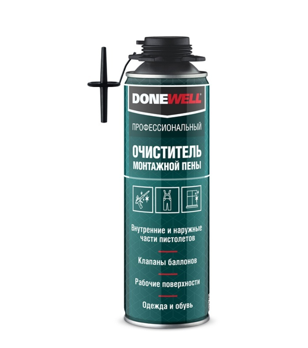 Очиститель монтажной пены Donewell (0,65 л) 218953