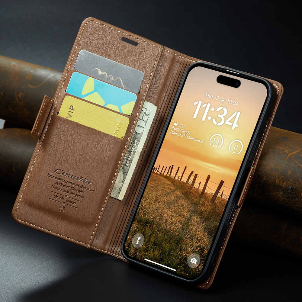 Чехол-книжка CaseMe Smooth iPhone 16 Pro Max