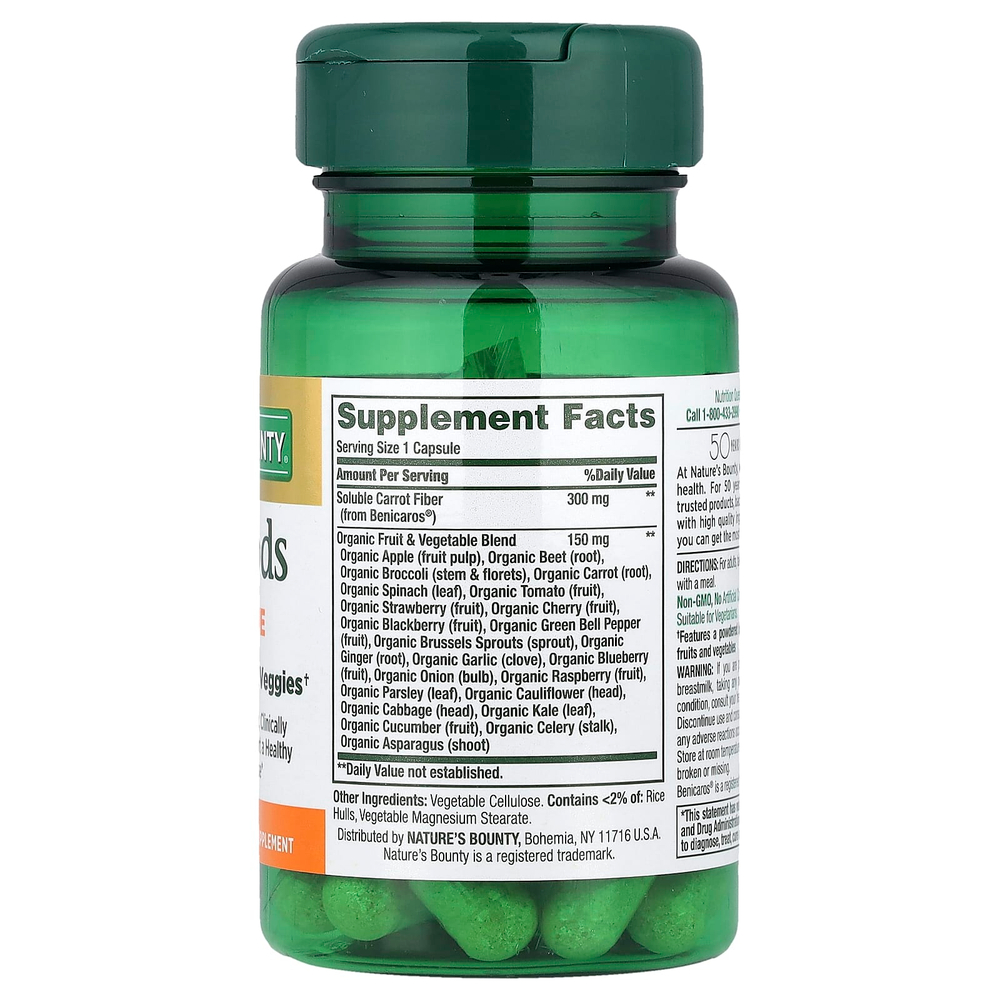 Nature's Bounty, Superfoods Plus Immune, 30 капсул