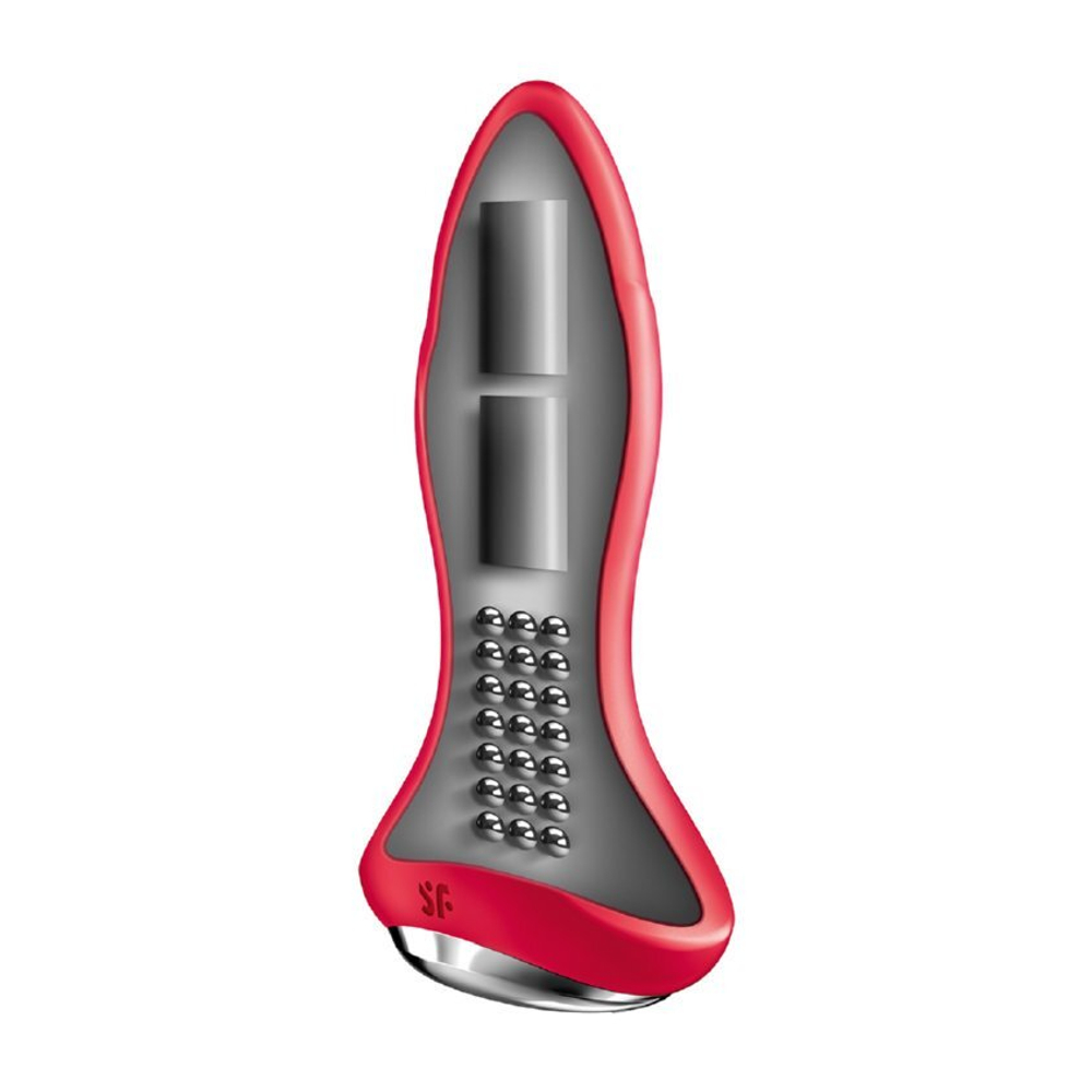 Анальная пробка с вибрацией и ротацией Satisfyer Rotator Plug 1+ красная