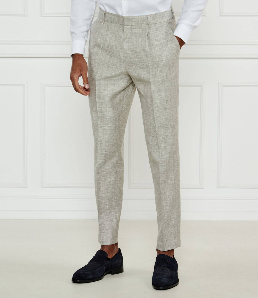 Брюки C-Perin-PL-25 BOSS BLACK - бежевый(50540725)