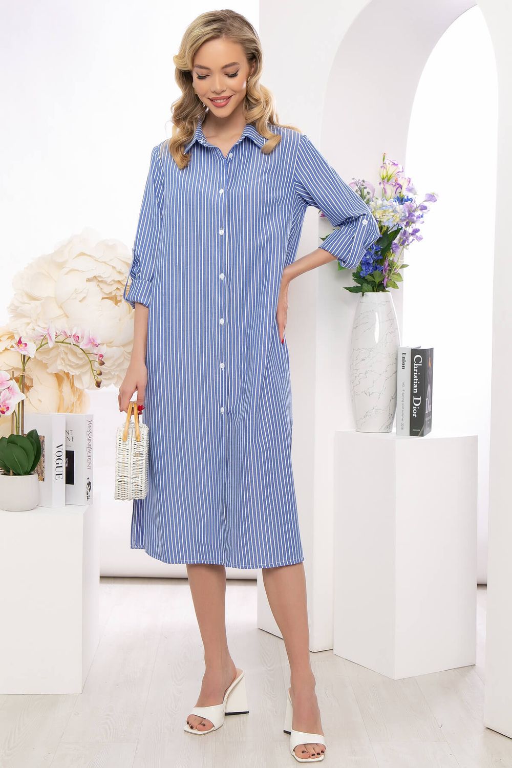 Платье "Ванесса" (голубое) П5359 LT Collection