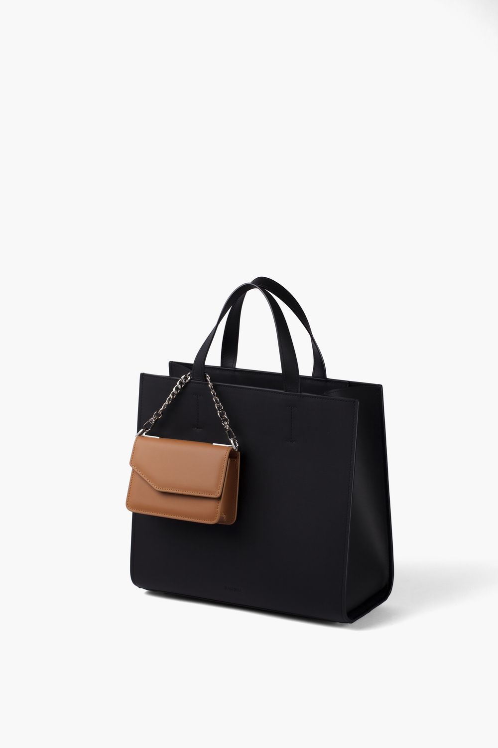 ШОППЕР КВАДРАТНЫЙ ЧЕРНЫЙ