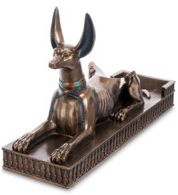 Veronese WS-1042 Держатель для бутылки «Анубис - знаток целебных трав»