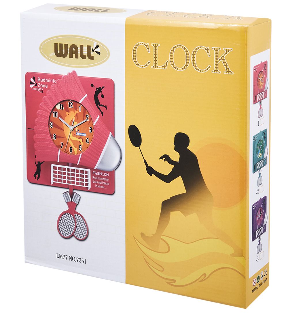 CL-42/2 Часы «Теннисная ракетка» фиолетовый