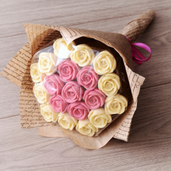 Шоколадный букет "Мини-розы" 19 штук