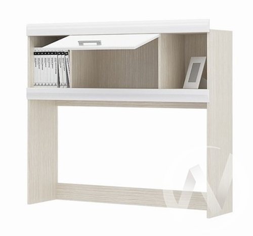 Надстройка стола Симба (дуб белфорт/белый глянец)