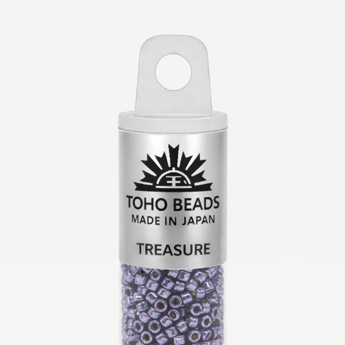 Японский бисер TOHO Treasure (№PF567), непрозрачный глянцевый с металлическим блеском