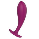 Сливовая анальная пробка AN Root для ношения - 10 см. (Цвет: сливовый)