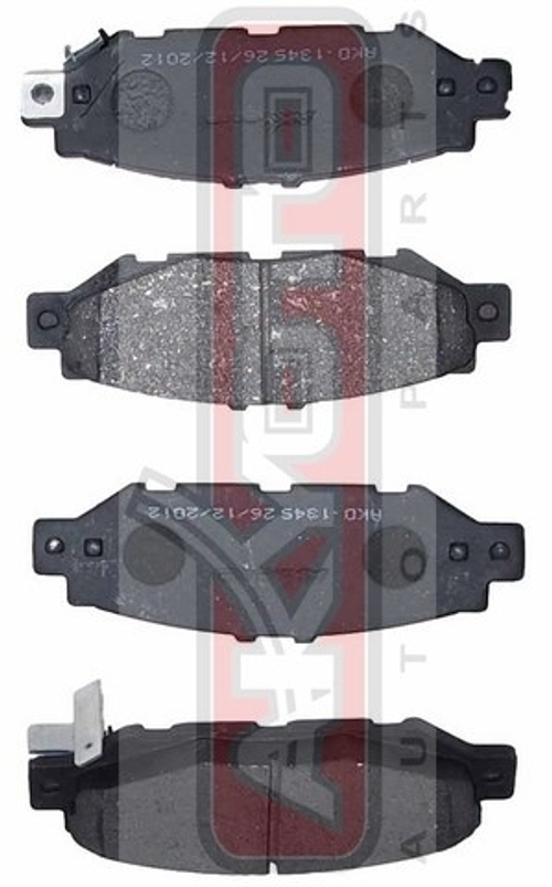 Колодки тормозные дисковые задние AKYOTO AKD1345