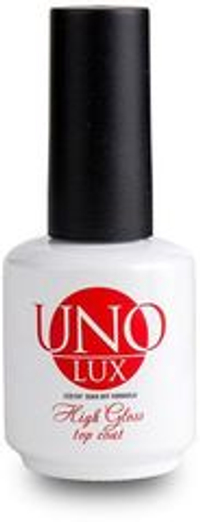 UNO LUX Топ "High Gloss Top Coat" без липкого слоя, 15мл