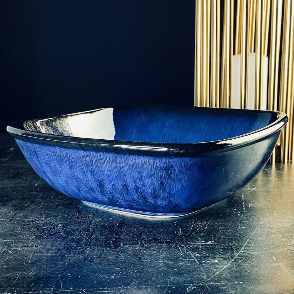 Lenardi 118-100 Салатник 23см AQUAMARINE в под.уп.(х6)Фарфор