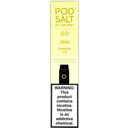 Pod Salt GO 3500 - Banana Ice (2% nic)