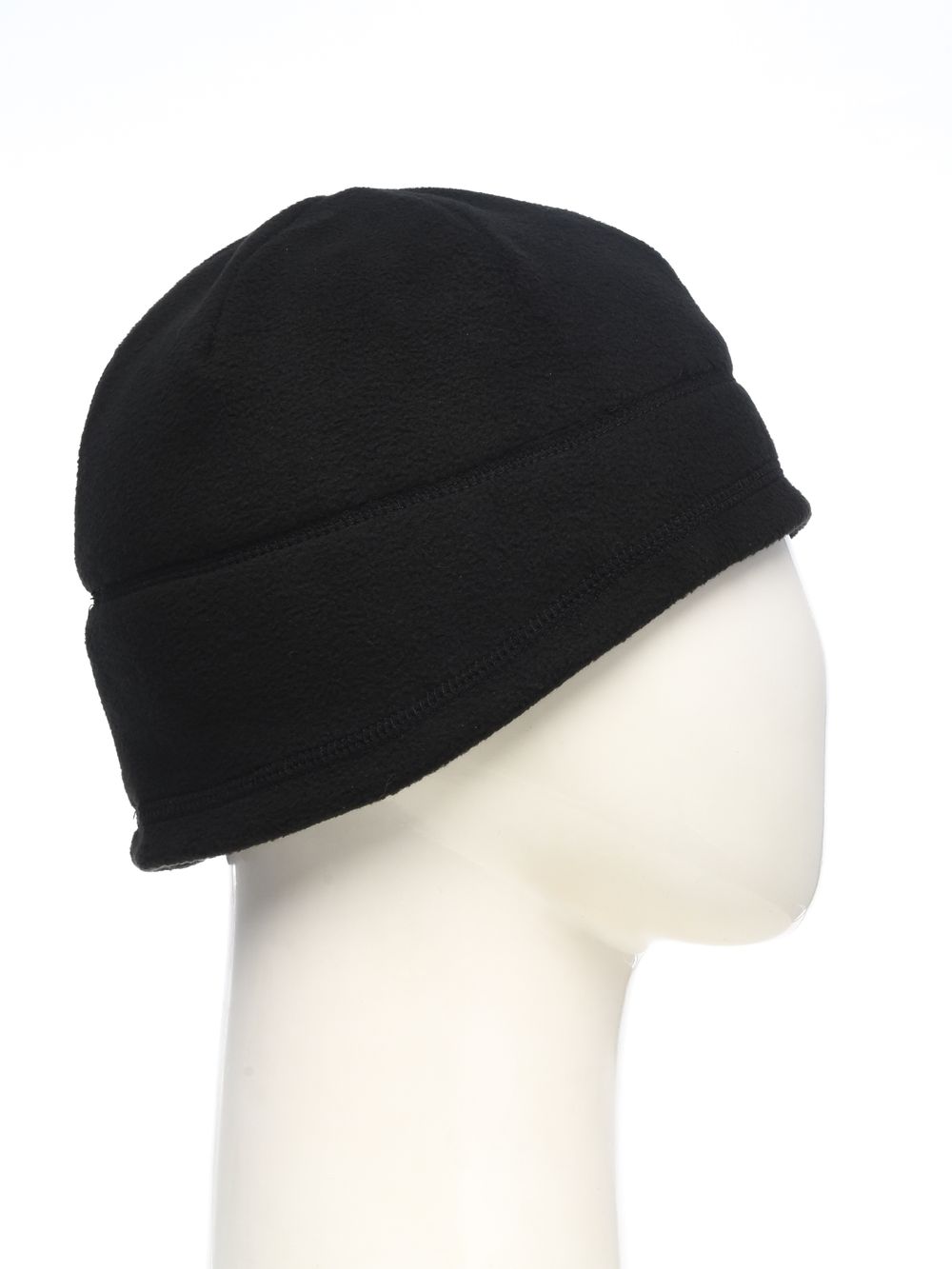 Шапка двухсторонняя ткань Флис цвет Черный/Черный