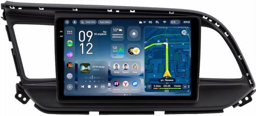 Магнитола для Hyundai Elantra 6 2018-2020 (штатная КЗВ) - Teyes CC4-PRO монитор 9.5" 2K QLED на Android 13, Быстрейшая, Snapdragon 778G, ИИ, CarPlay, DSP, 4G SIM-слот