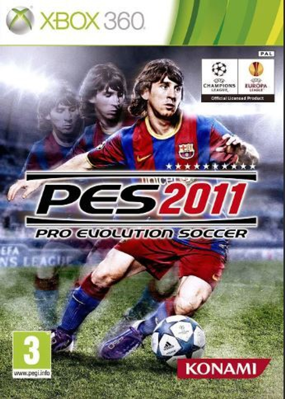 PES 2011 Xbox 360 Б\У