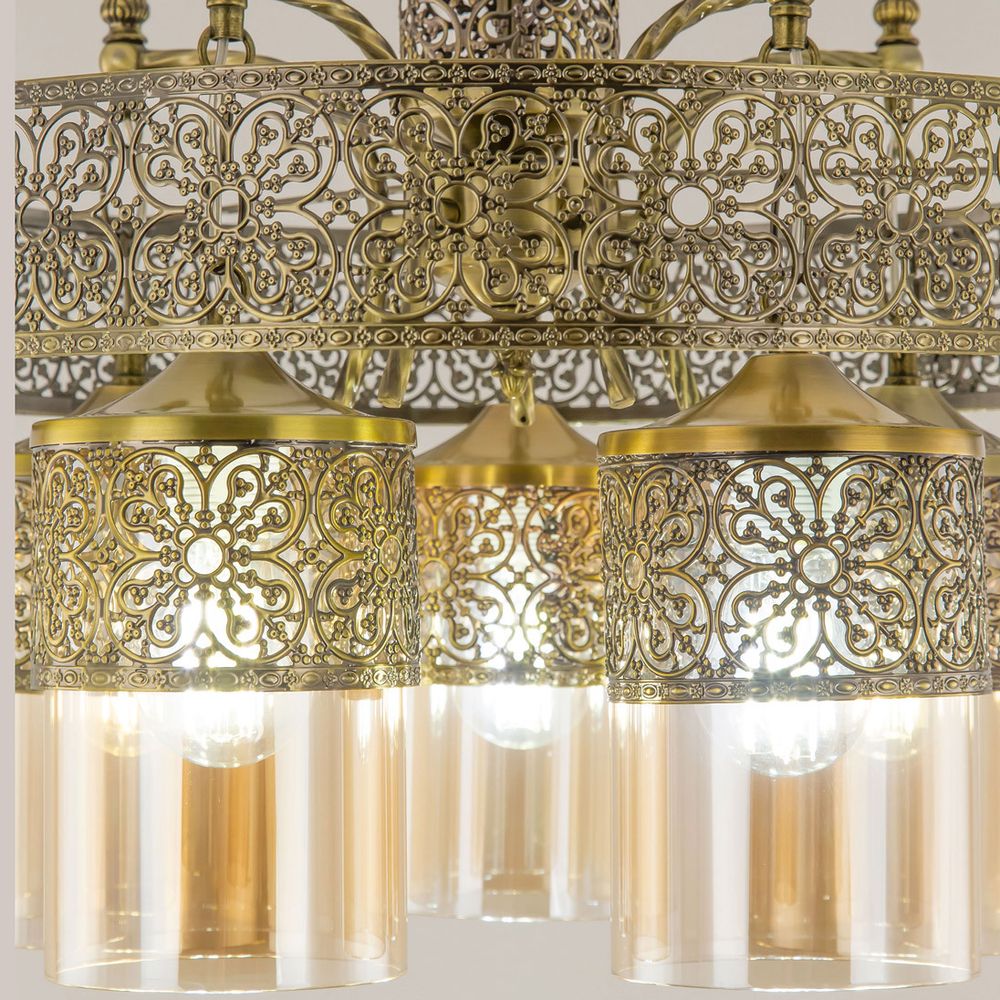 Citilux Эмир CL467153 Люстра подвесная Бронза