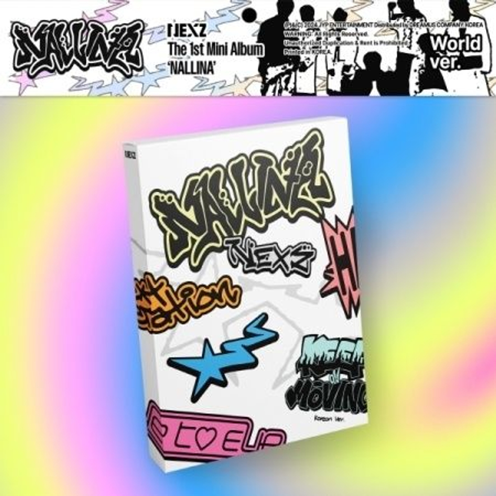 Альбом NEXZ - NALLINA 1st Mini Album WORLD (LIMITED) Version