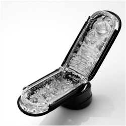 Мастурбатор Tenga Flip Zero с вибрацией, черный