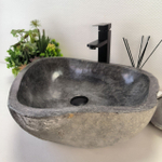 Раковина из речного камня RS63347 (51*44*16) 0123