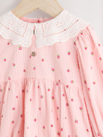 Боди с длинным рукавом для девочки Next AG3-542, Розовый