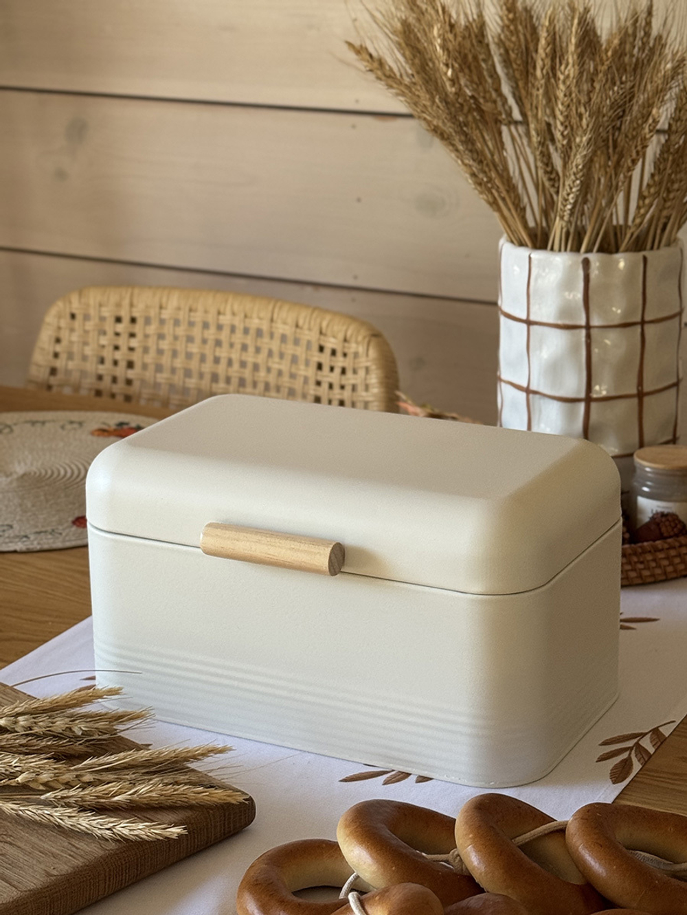 Хлебница irmel 30х20х16 см, молочная