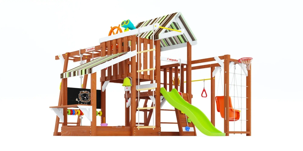 Детская площадка Савушка Тусун - 14 (салатовый)