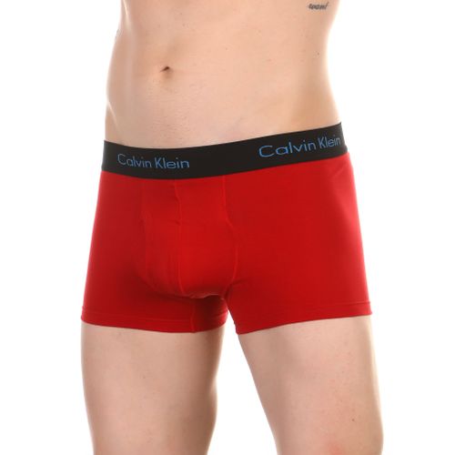 Мужские трусы боксеры красные с черной резинкой Calvin Klein Black Waistband Boxers