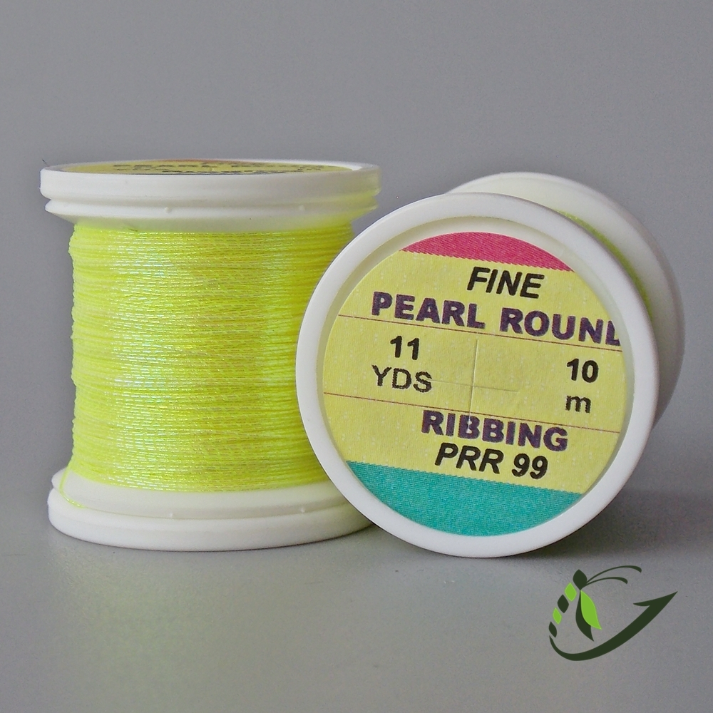 HENDS Люрекс Pearl Round Ribbing Tinsel 11 Yds