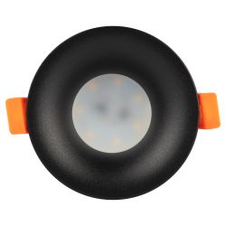 Светильник встраиваемый алюминиевый ЭРА KL96 BK под лампу MR16 GU5.3 черный