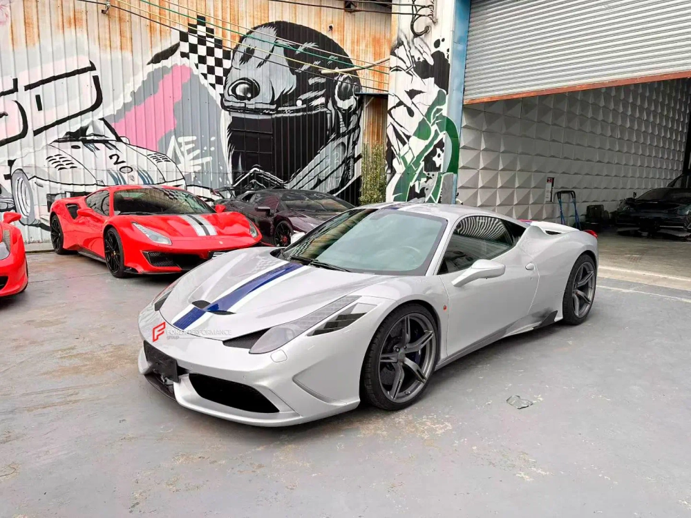 Карбоновый обвес переделка для Ferrari 458 Italia 2009-2015 в Speciale Феррари