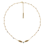 Колье Franck Herval, Palma, с кристаллом и жемчугом, FH26.1-15-64613 (золотистый)