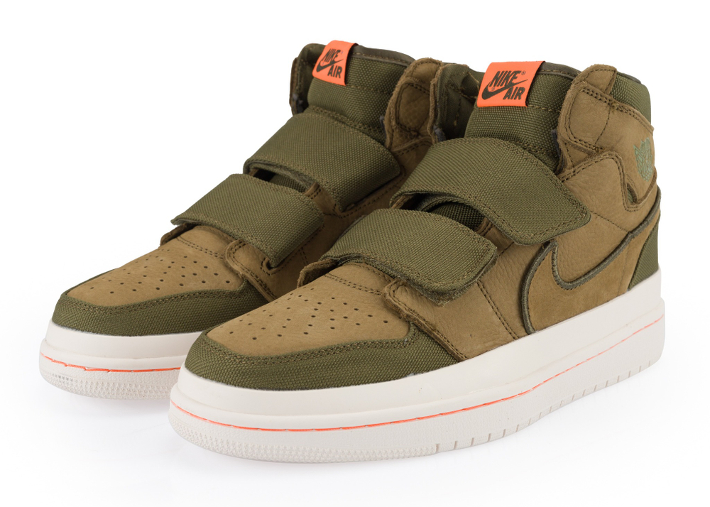 Air Jordan 1 High Double Strap (Olive Canvas)