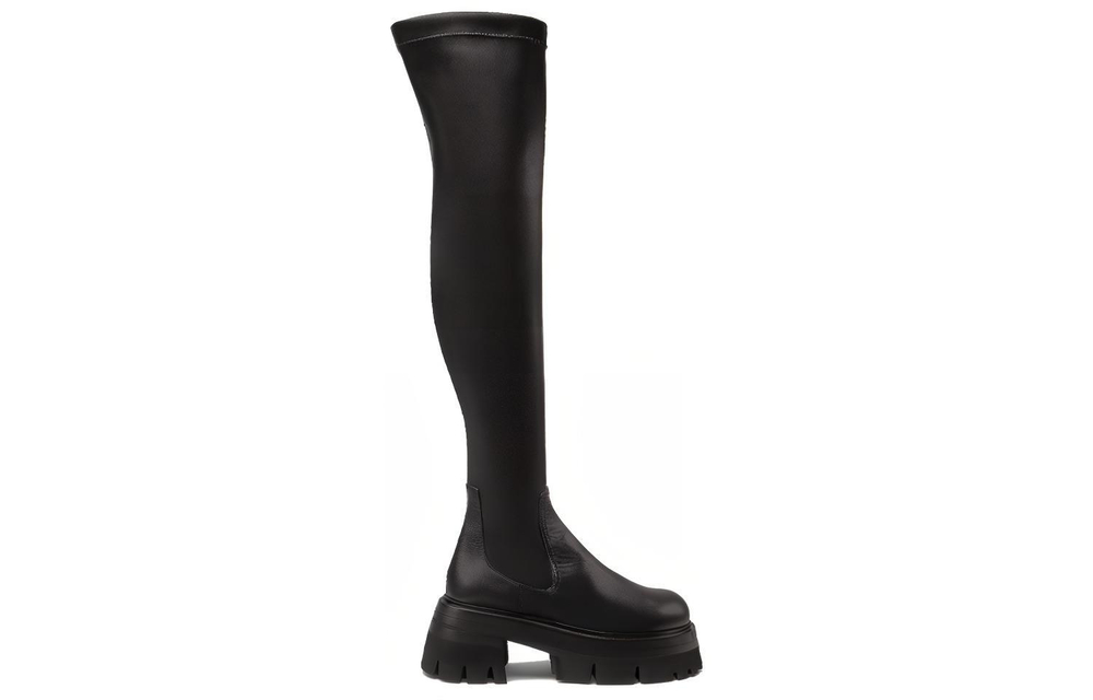 VERSACE Leonidas Over the knee Boots Women"s Black